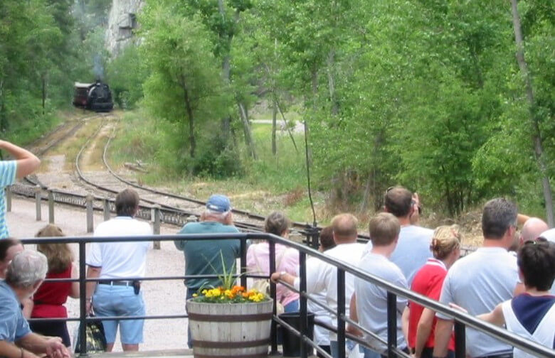 1880 Train Approaching Keystone