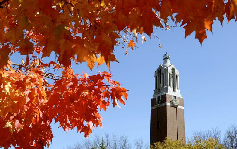 Coughlin Campanile in the Fall