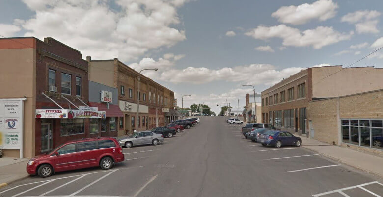 Downtown Rugby North Dakota