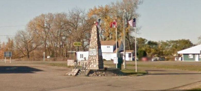 Geographic center of North America Monument