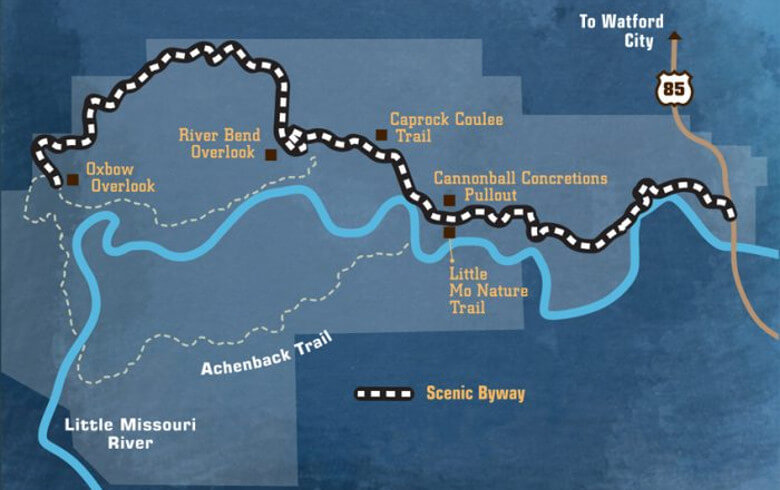 Theodore Roosevelt National Park North Unit Scenic Byway