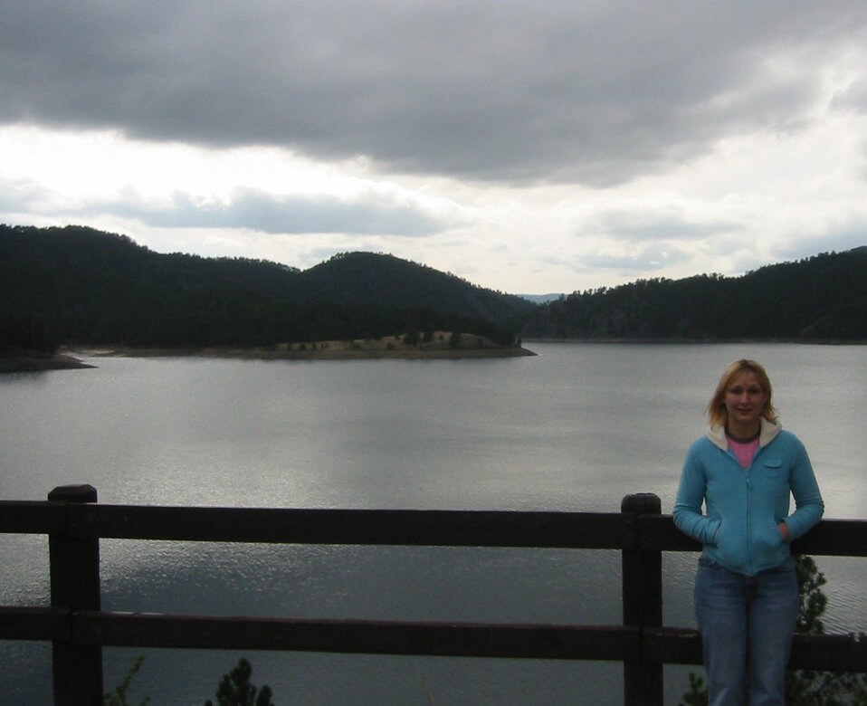Mickelson Trail Bridge Lake View