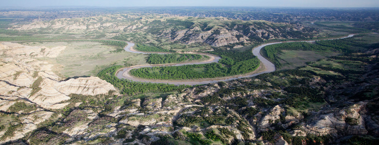 Oxbow Overlook Theodore Roosevelt National Park
