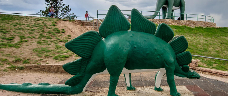 Stegosaurus at Dinosaur Park Rapid City