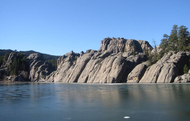 Sylvan Lake in the Winter Time