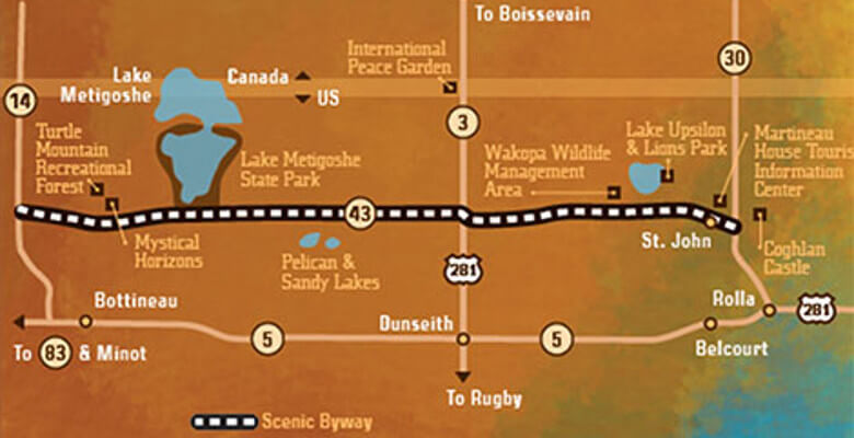 Turtle Mountain Scenic Byway Scenic Byway