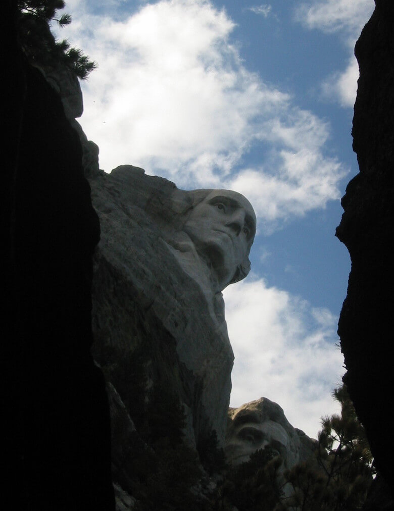 View Mount Rushmore from the Back