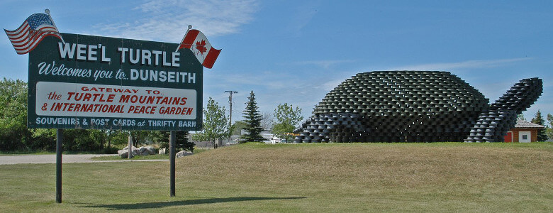World's Largest Weel Turtle in Dunseith